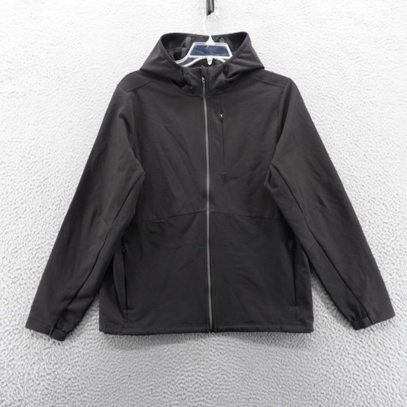 VRST Mens Cold Weather Performance Jacket M Black Full Zip Water Resistant NWT - Picture 1 of 12